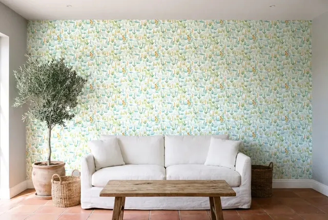 Texdecor Rose & Nino сафари салатовый RONI85647576 в інтер'єрі