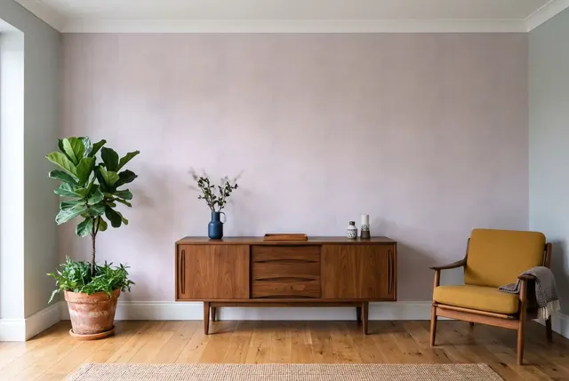 Texdecor Stone сиренево-лиловый STNE80835141 в інтер'єрі
