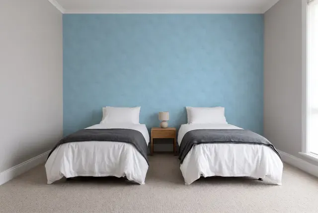 Texdecor Stone синій циан STNE80836226 в інтер'єрі