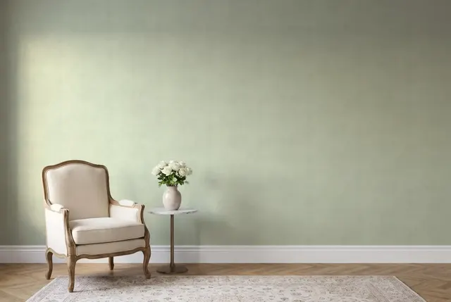 Texdecor Stone зелено-фисташковый STNE80837227 в інтер'єрі