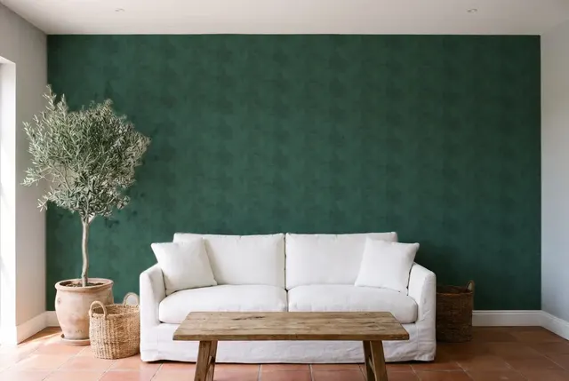 Texdecor Stone зелений STNE80837535 в інтер'єрі