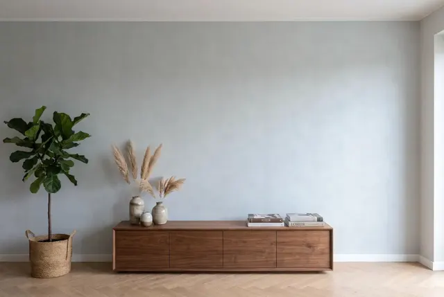 Texdecor Stone блакитний кашемио STNE80839240 в інтер'єрі
