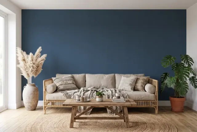 RASCH SALSA 0,53 x 10 m 452082 DEN в інтер'єрі