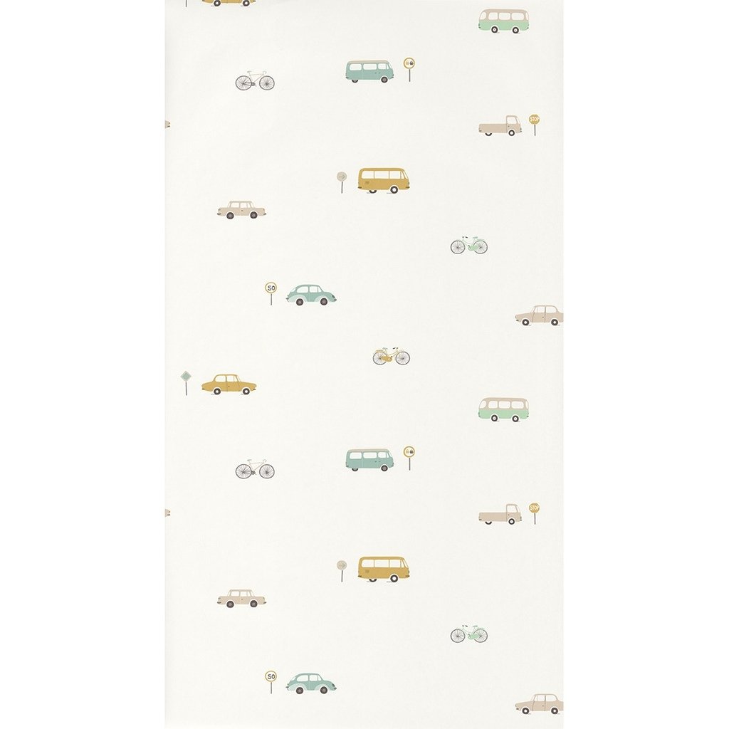 Шпалери Texdecor Happy dreams гараж зелено-помаранчевий HPDM82777317