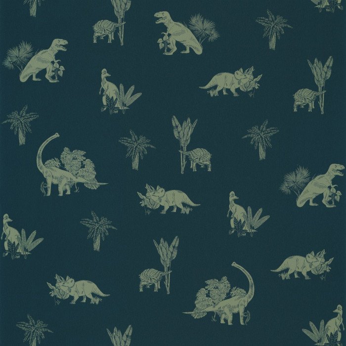 Texdecor Our Planet динозавры темно-синій OUP101936900