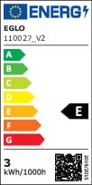 Eglo Лампа напівпровідникова LED 4W E14 R50 2700 димір. 1шт - аналог 11764
