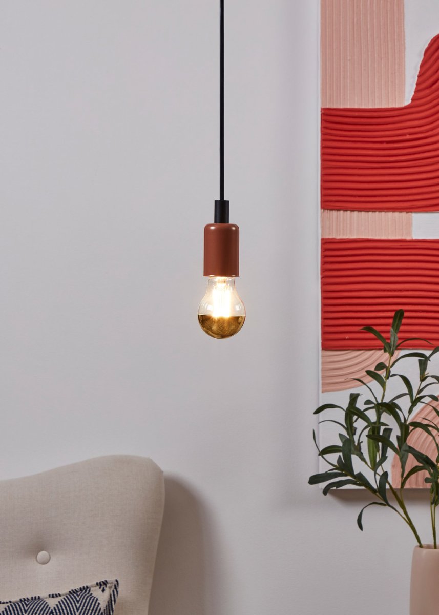 EGLO Лампа напівпровідникова LED 7,3W Е27 А60 2700К золото 1шт - аналог 11835