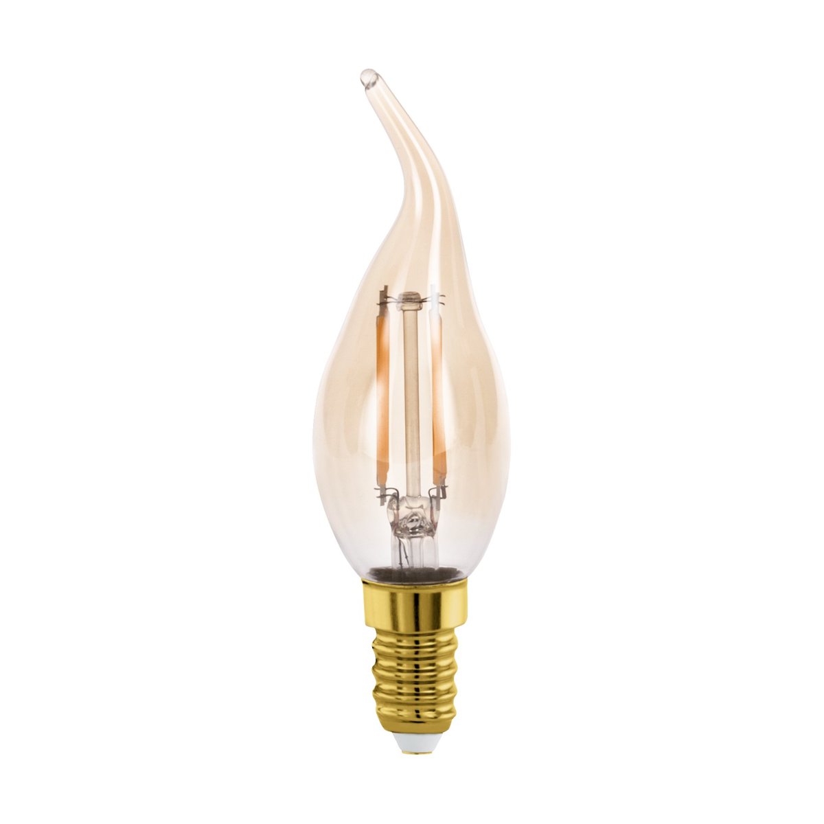 EGLO Лампа напівпровідникова LED 4W E14 CF35 2200К бурштин 1шт