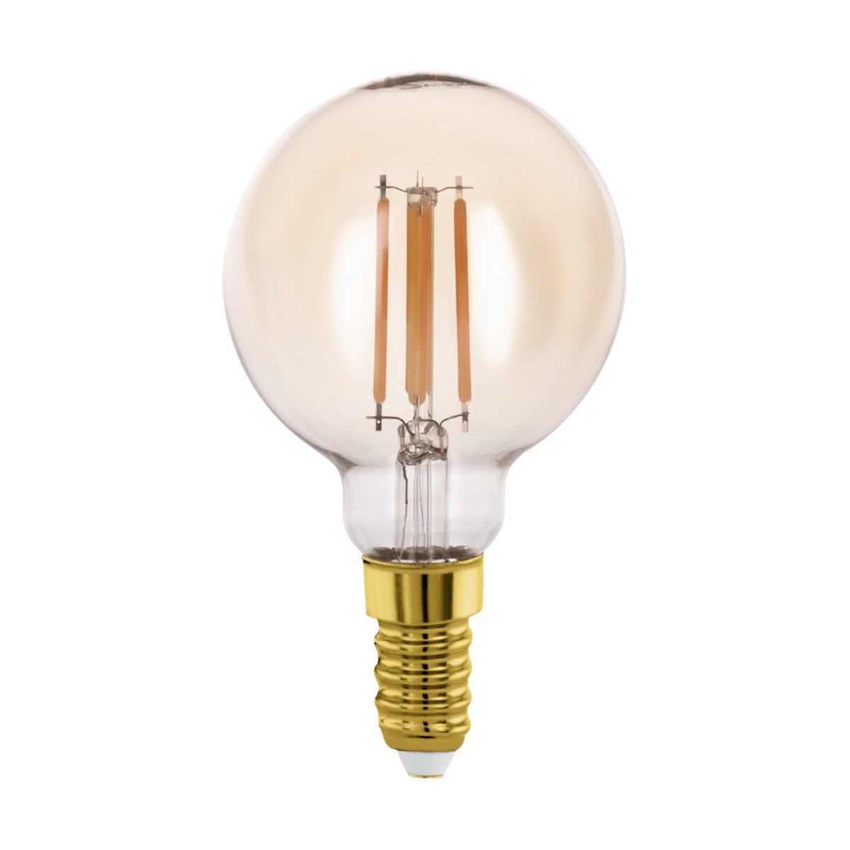 Eglo Лампа напівпровідникова LED 4W E14 G60 2200К бурштин 1шт