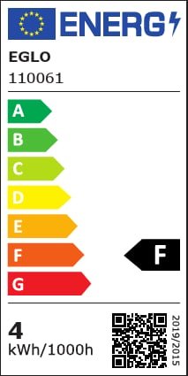 Eglo Лампа напівпровідникова LED 4W E14 G60 2200К бурштин 1шт