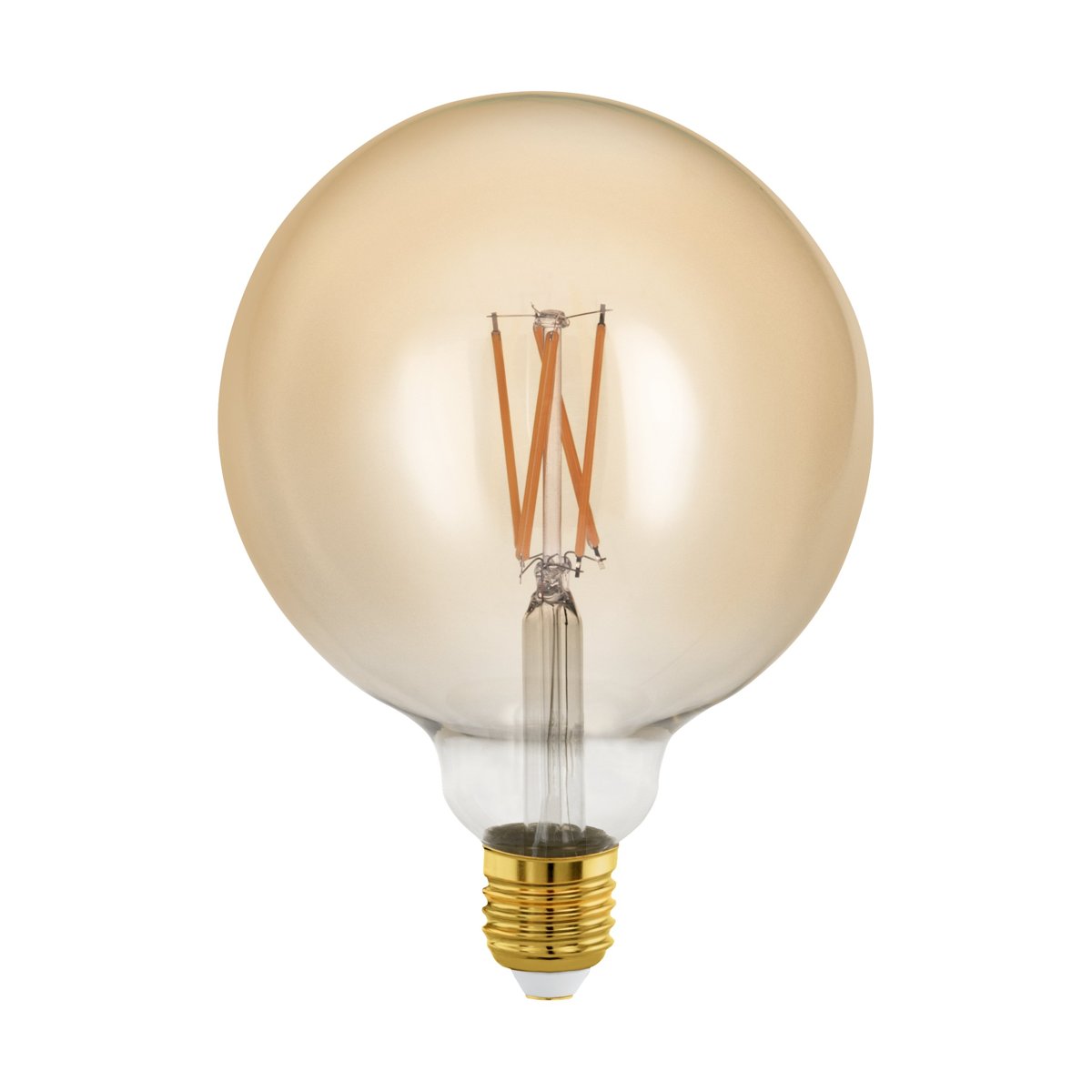 Eglo Лампа напівпровідникова 4W E27 G125 LED 1700K бурштин 1шт - аналог 11694