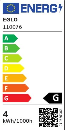 Eglo Лампа напівпровідникова LED 4W Е27 G125 2200Kбурштин