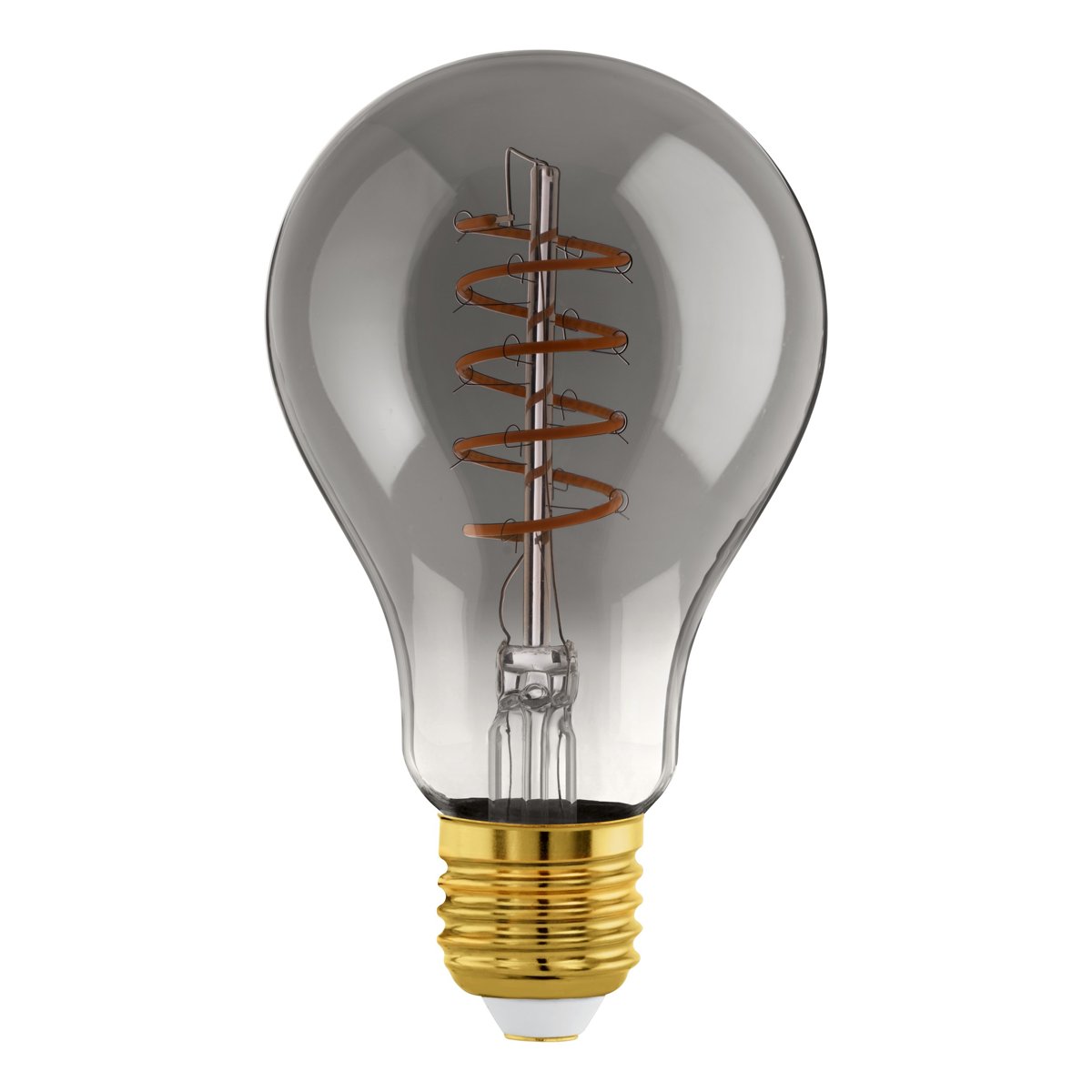 EGLO Лампа напівпровідникова LED 4W E27 A75 2000K димчастий - аналог 11869