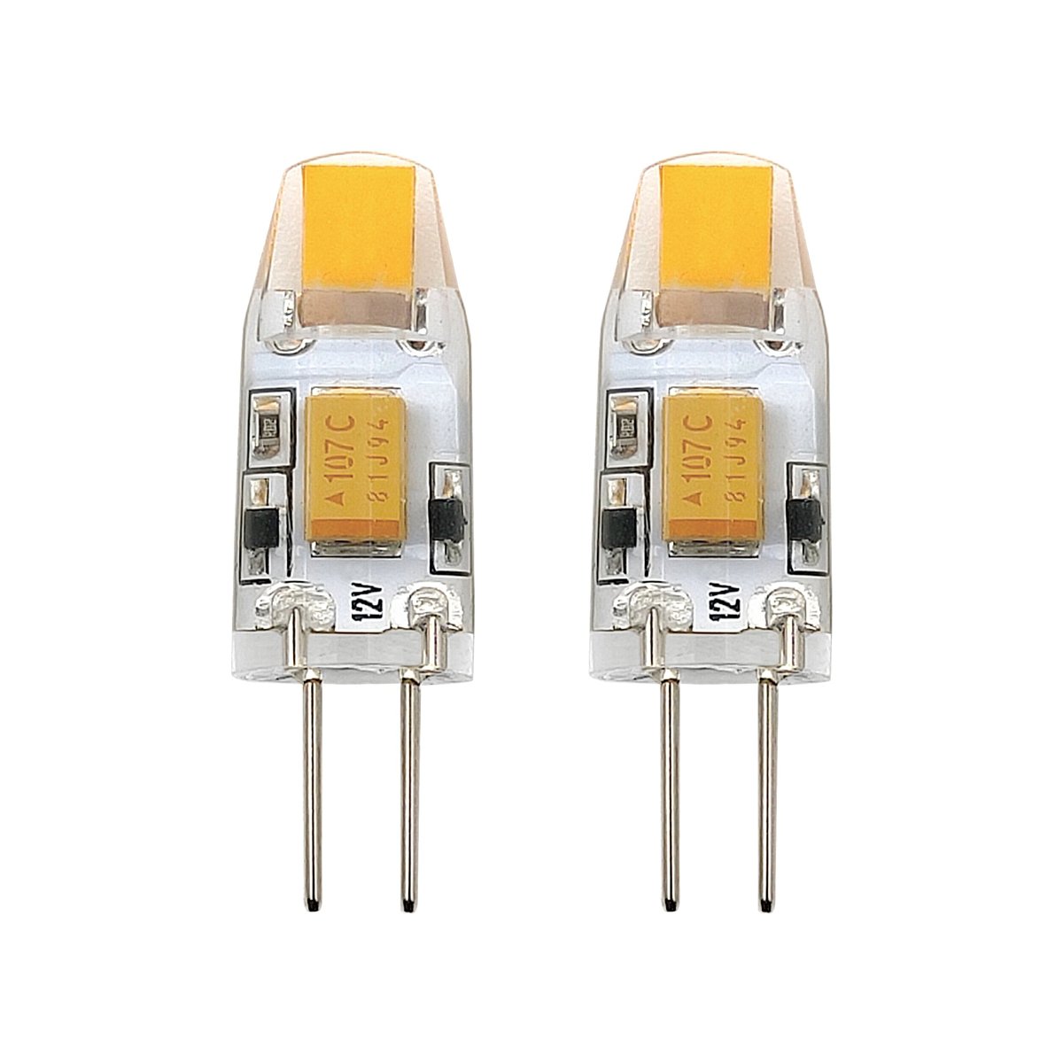 EGLO Лампа напівпровідникова LED COB 1W G4 2700К дим. 2шт