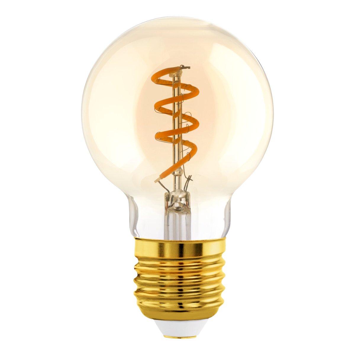 Eglo Лампа напівпровідникова LED 4W Е27 G60 2000К бурштин 1шт