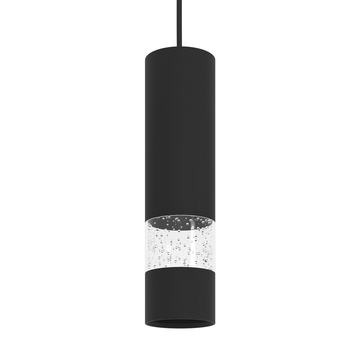 Eglo Світильник підвіс/1 5W GU10 LED чорний/прозорий "Бернабета"