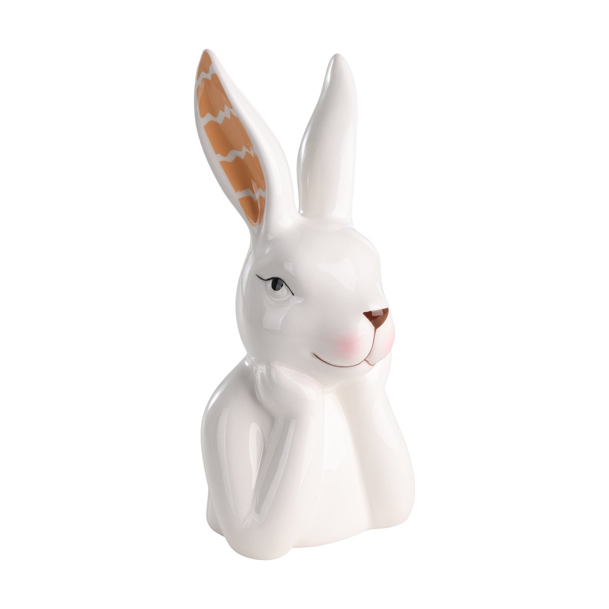 Eglo Декоративна фігурка Заєць В-170 білий/помаранч/зелений "Сендаян"