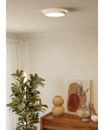 Eglo Світильник стельовий/1 10W LED 3000К Ø210 чорний "Тестара-Е"