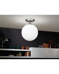 EGLO "РОНДО"нас.лам. 1х60W ник./опал DM200mm