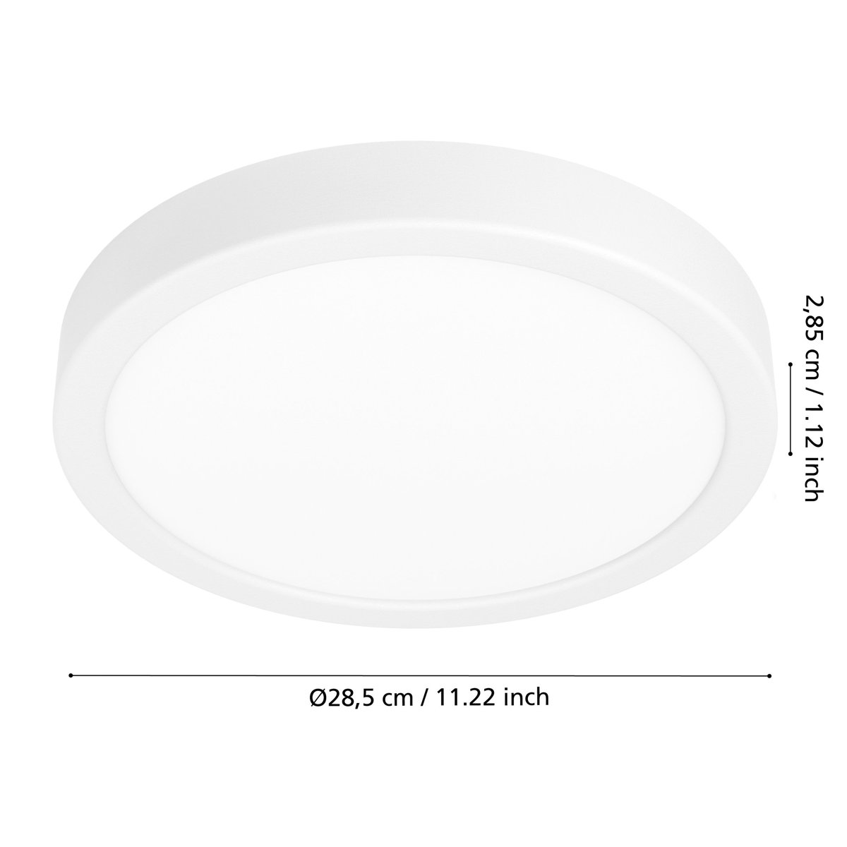 Eglo Світильник стельовий вуличний/1 20,5W LED білий 285мм "Арголіс 2"