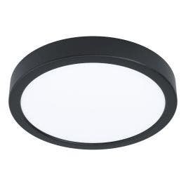 EGLO Світильник стельовий/1 11,5W LED Ø210 чорний "Фуева 6"