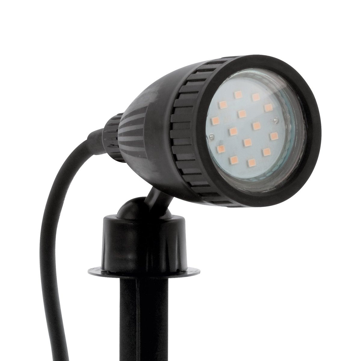 Eglo Світильник вуличний стійка/1 3W GU10 LED чорний "Нема 1"