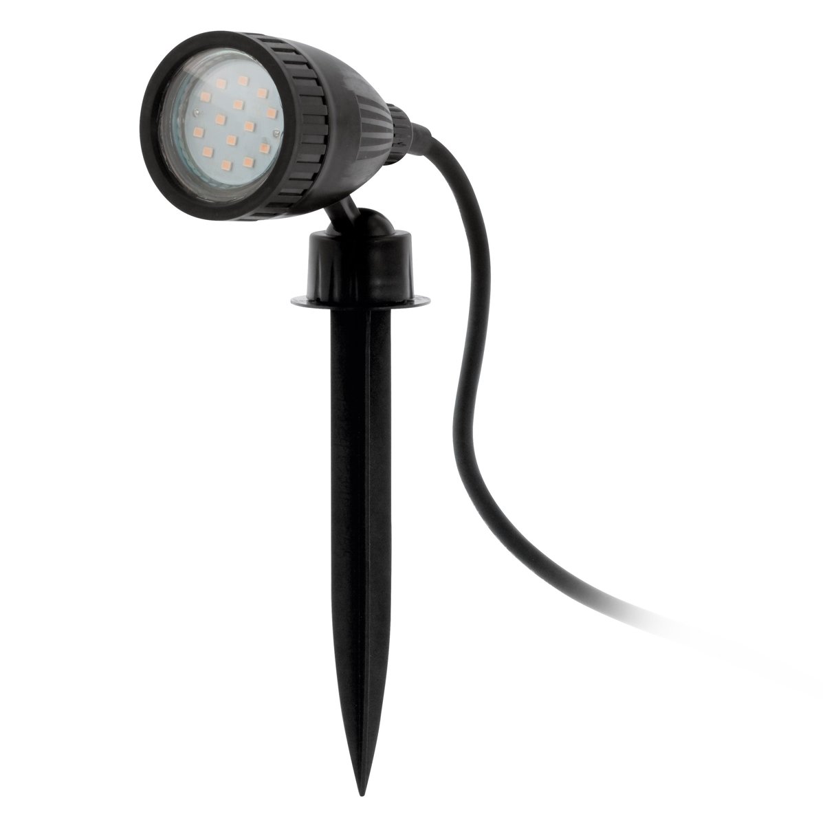 EGLO Світильник вуличний стійка/1 3W GU10 LED чорний "Нема 1"