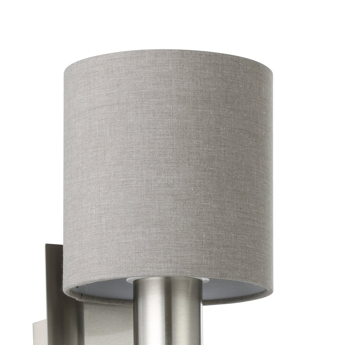 Eglo Бра/2 40W E27, 3,5W LED нікель-мат/сірий "Пастері"