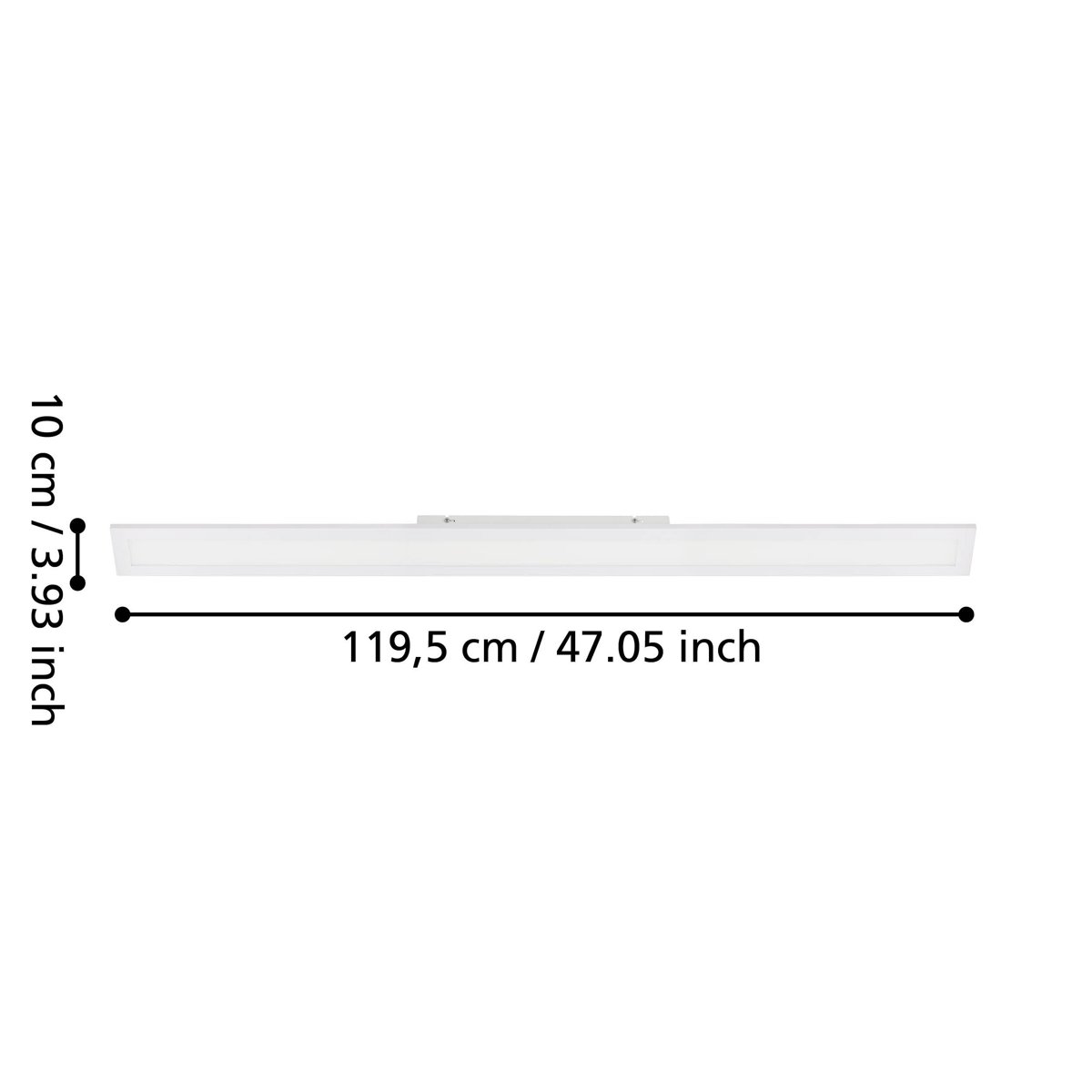 Eglo Світильник стельовий/1 40W LED 1195X100 4000K білий "Салобрена 1"