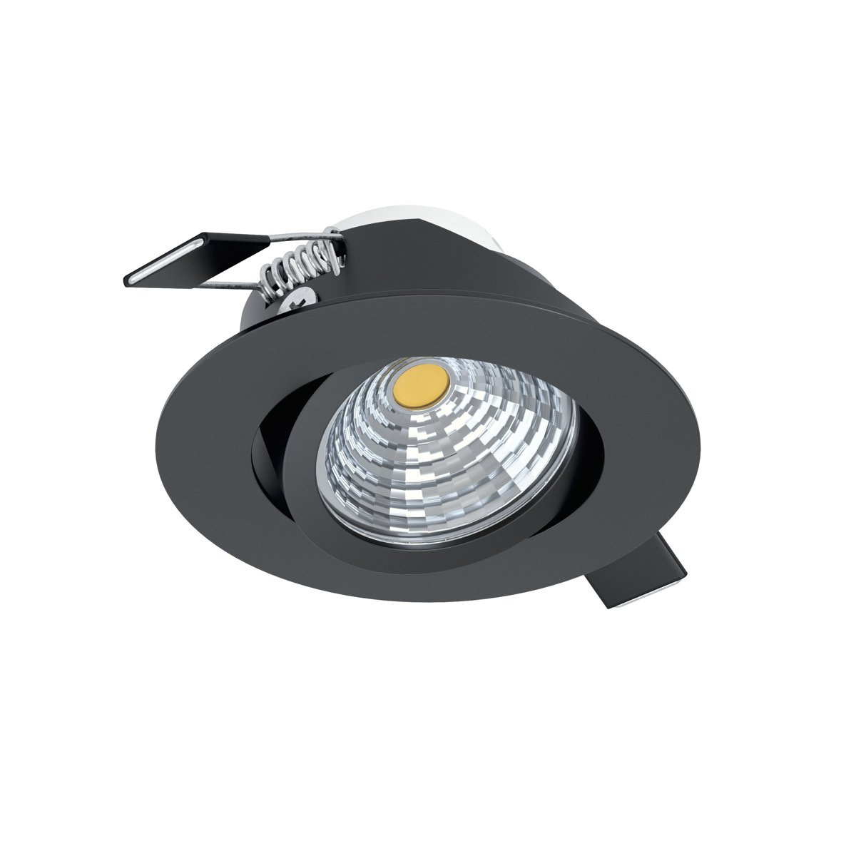 EGLO Світильник вбудований/1 6W LED чорний 2700К "Салісето"