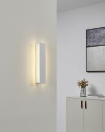 EGLO Бра/1 12W LED чорний/білий "Зубіальде"