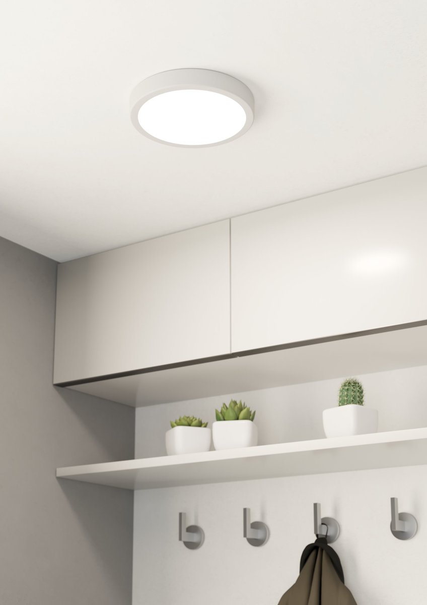 EGLO Світильник стельовий/1 16,5W LED білий 4000К 210мм "Фуева 5"