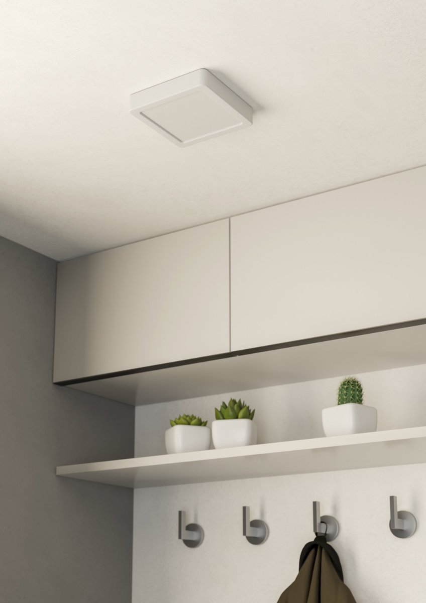 Eglo Світильник стельовий/1 10,5W LED білий 4000К 160х160мм "Фуева 5"