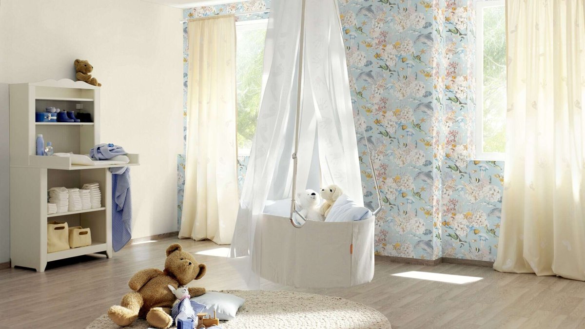 Шпалери Rasch Kids World 301328 в інтер'єрі