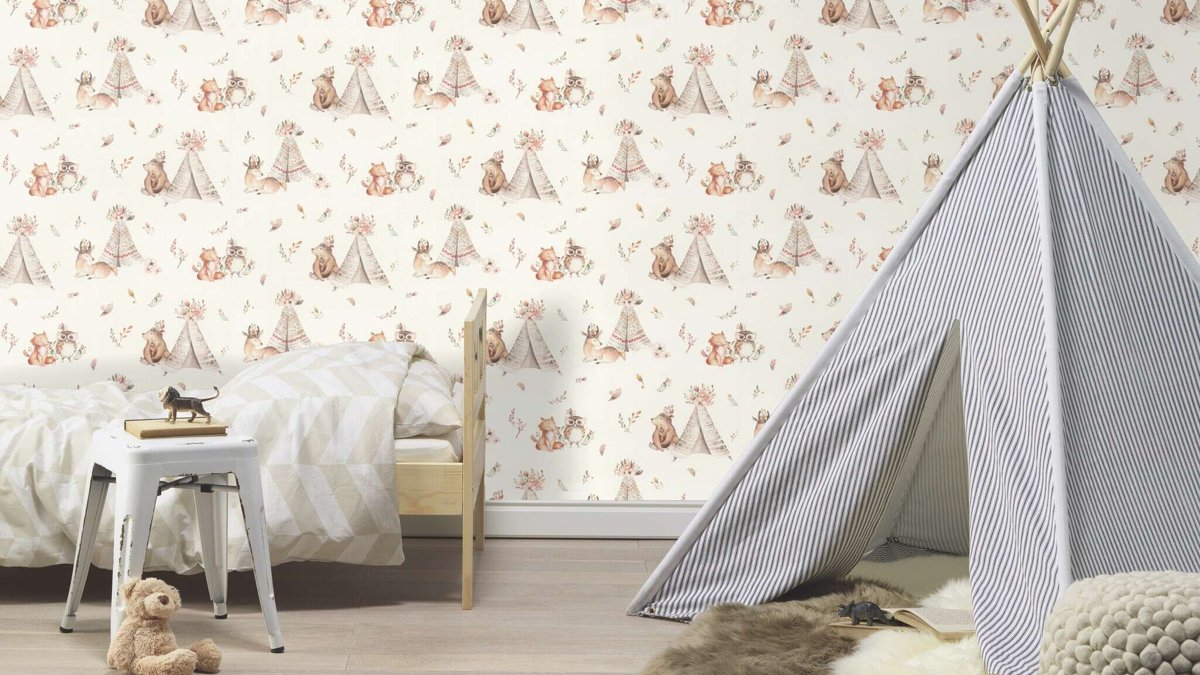 Шпалери Rasch Kids World 2 301427 в інтер'єрі