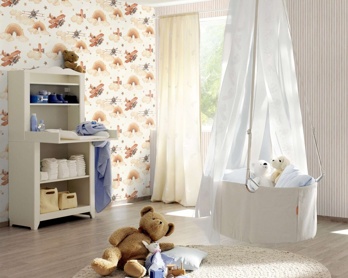 Шпалери Rasch Kids World 2 301557 в інтер'єрі