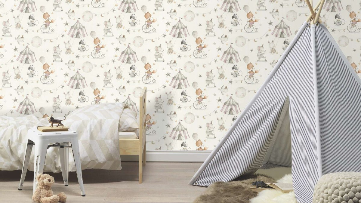 Шпалери Rasch Kids World 2 301922 в інтер'єрі