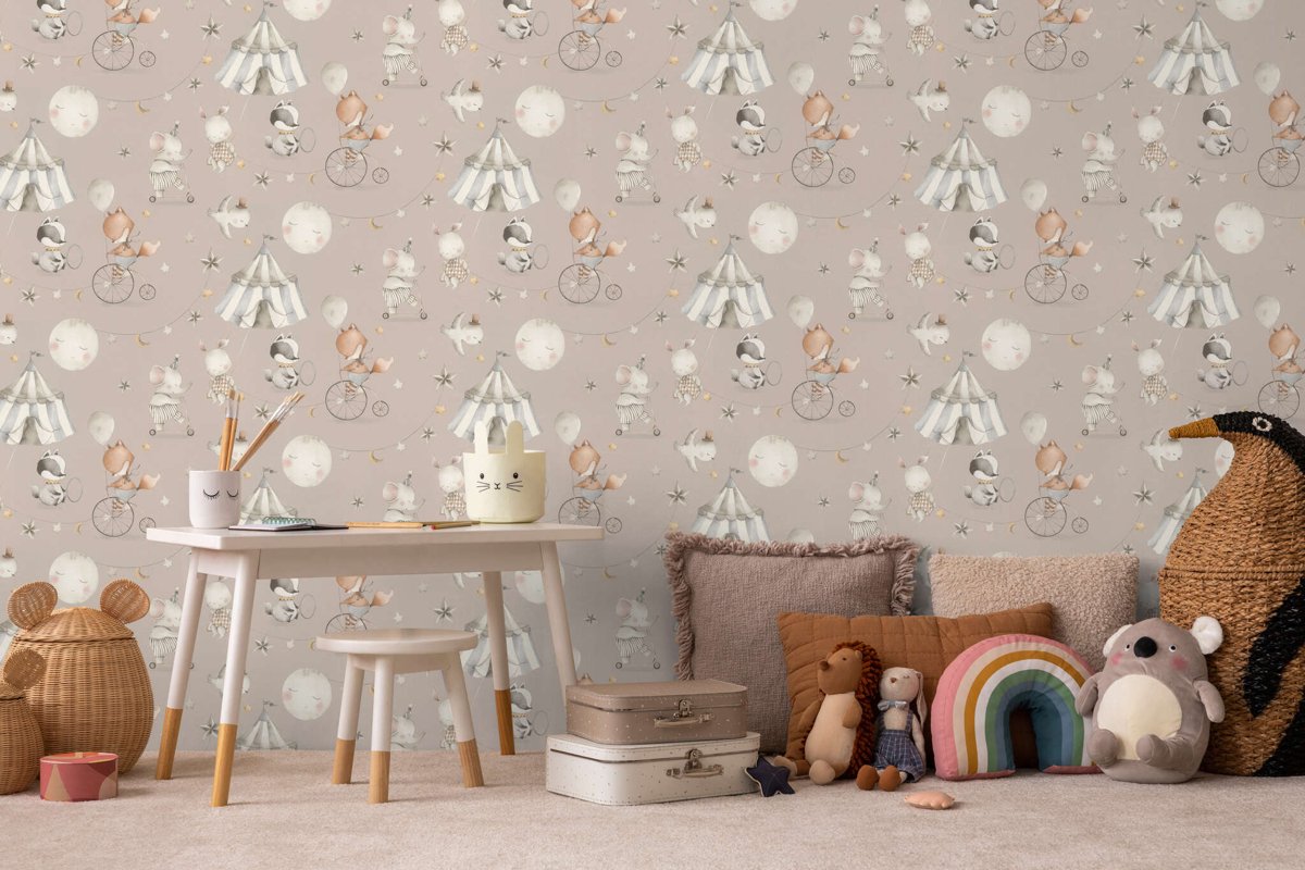 Шпалери Rasch Kids World 2 301939 в інтер'єрі