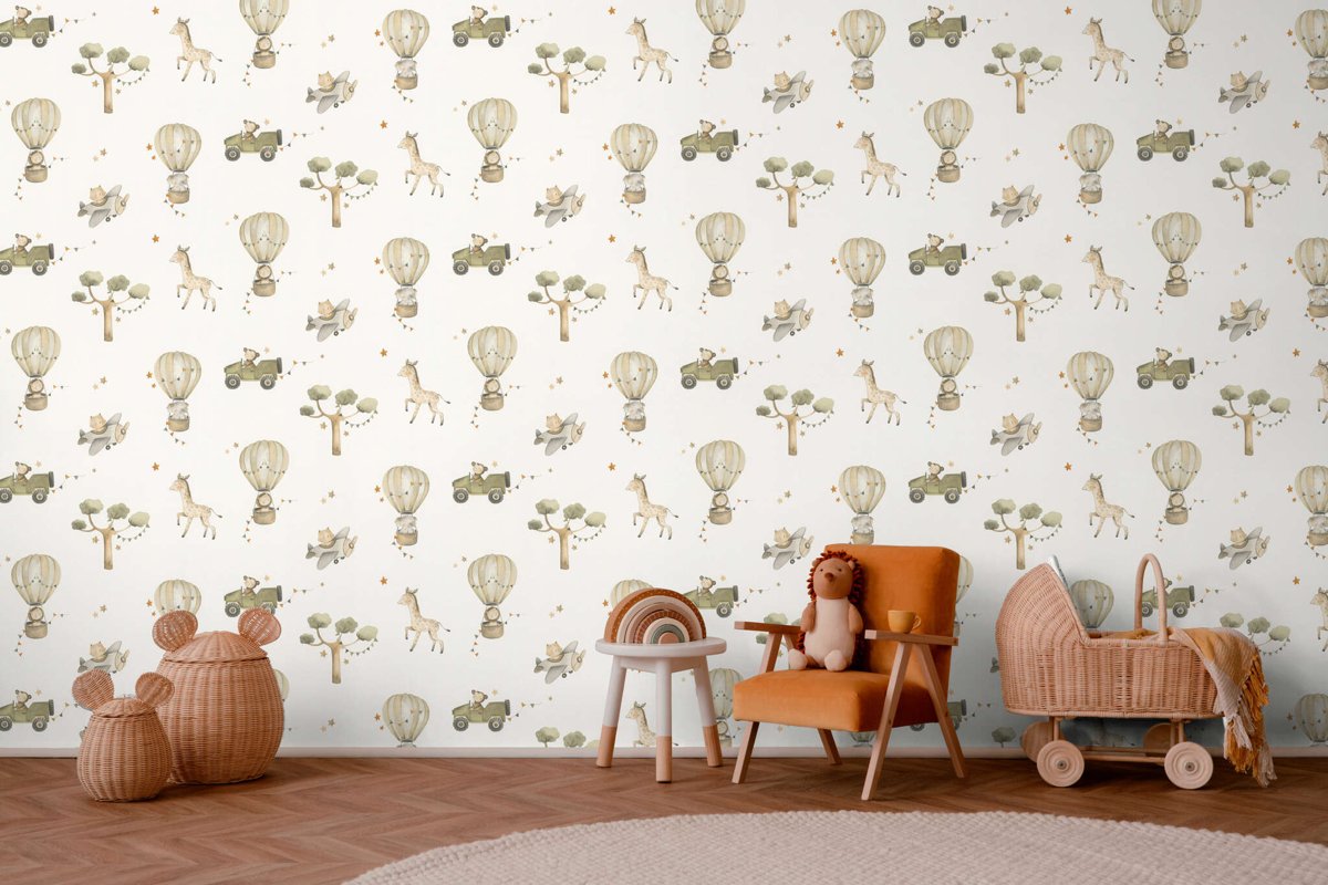 Шпалери Rasch Kids World 2 302011 в інтер'єрі