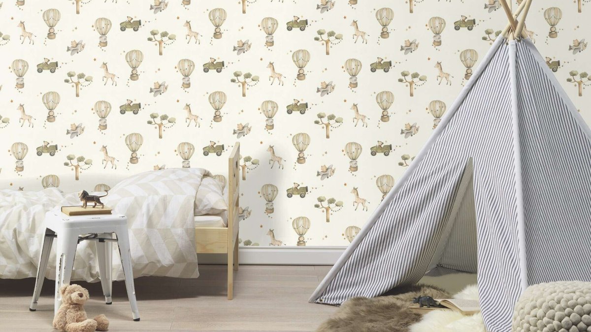 Шпалери Rasch Kids World 2 302011 в інтер'єрі