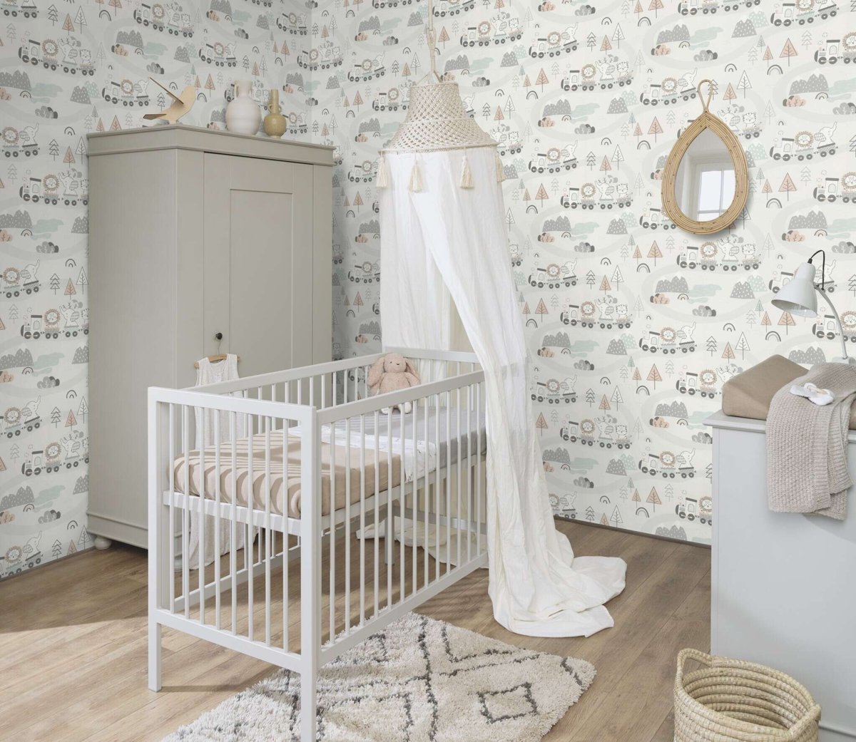 Шпалери Rasch Kids World 2 302332 в інтер'єрі