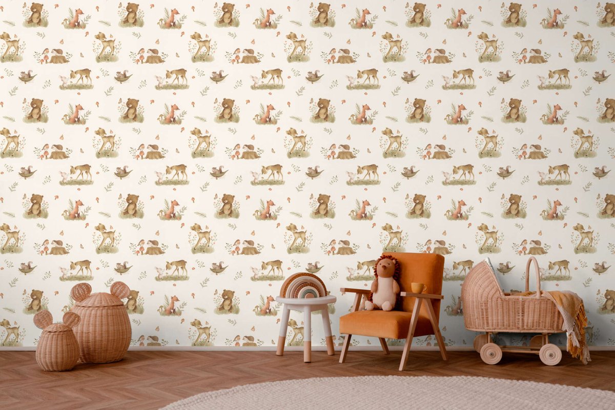 Шпалери Rasch Kids World 2 321104 в інтер'єрі
