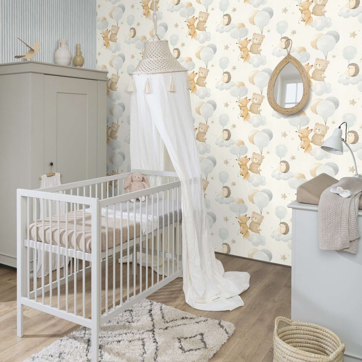 Шпалери Rasch Kids World 2 302127 в інтер'єрі