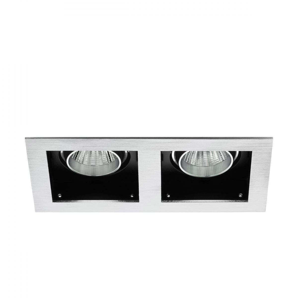 EGLO Світильник вбудований/2 6W LED 4000К алюм "Біскарі 2"