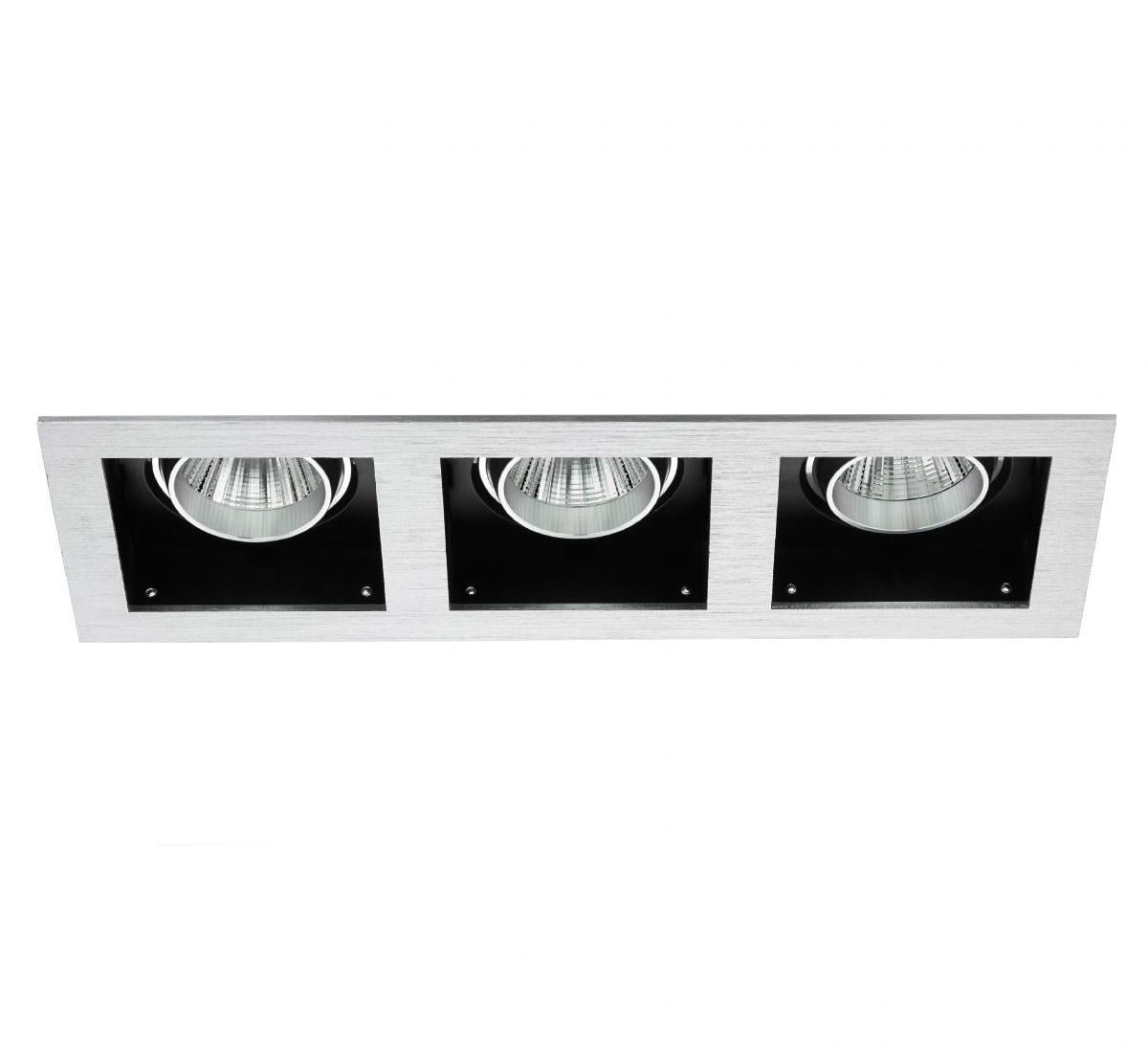 EGLO Світильник вбудований/3 6W LED алюм 3000К "Біскарі"