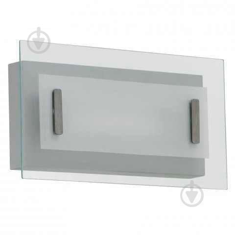 EGLO Бра/1 12W LED срібний/прозорий "Хенія 1"
