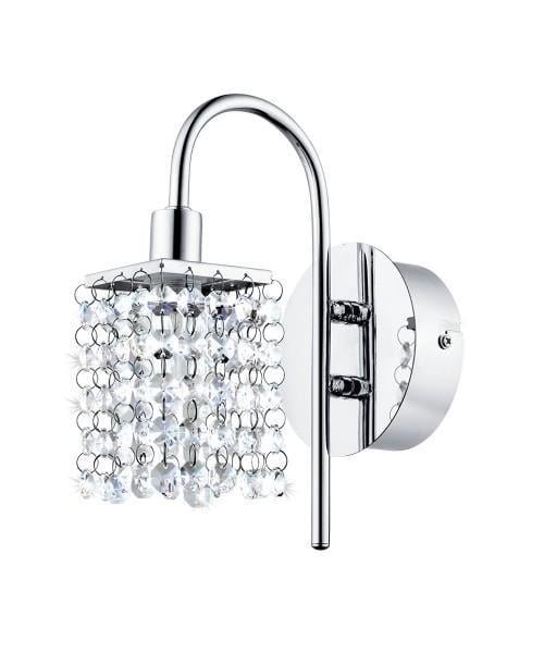 EGLO Бра/1 2,58W G9 LED хром/кришталь "Альмонте"