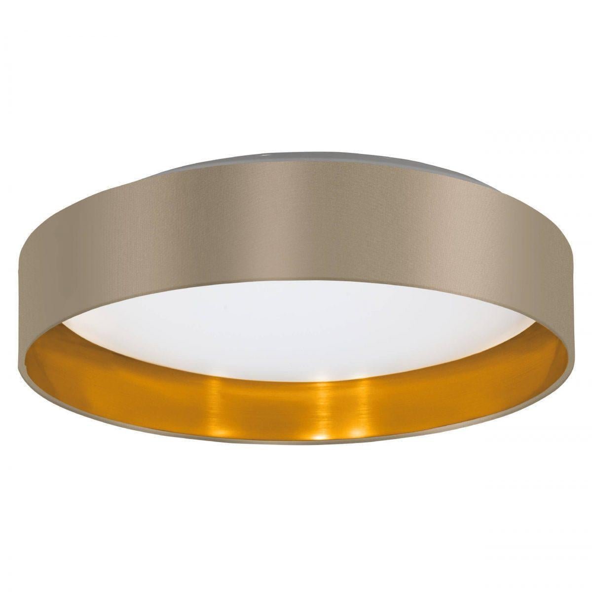 EGLO Світильник стельовий/1 24W LED таупе/золотий "Мазерло 2"